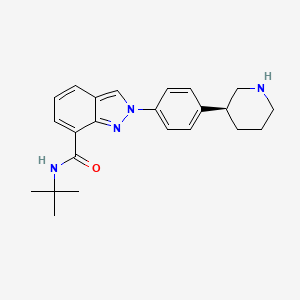 (S)-N-(tert-Butyl)-2-(4-(piperidin-3-yl)phenyl)-2H-indazole-7-carboxamide