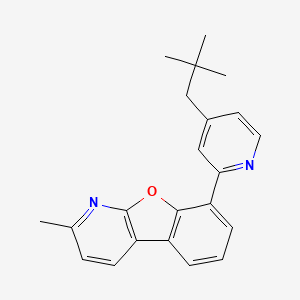 8-[4-(2,2-Dimethylpropyl)-2-pyridinyl]-2-(methyl)-benzofuro[2,3-b]pyridine