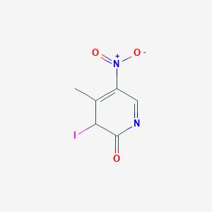 2(1H)-Pyridinone, 3-iodo-4-methyl-5-nitro-