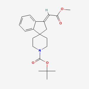 Tert-butyl 3-(2-methoxy-2-oxoethylidene)-2,3-dihydrospiro[indene-1,4'-piperidine]-1'-carboxylate