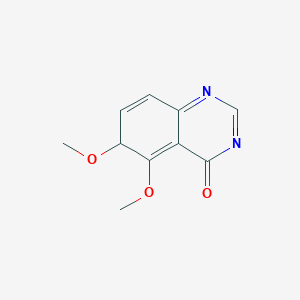 molecular formula C10H10N2O3 B12329450 5,6-dimethoxy-6H-quinazolin-4-one 