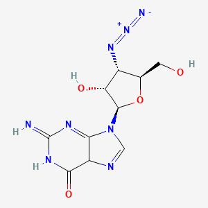 9-[(2R,3R,4S,5S)-4-azido-3-hydroxy-5-(hydroxymethyl)oxolan-2-yl]-2-imino-5H-purin-6-one