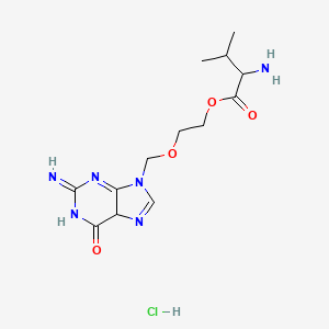 2-[(2-imino-6-oxo-5H-purin-9-yl)methoxy]ethyl 2-amino-3-methylbutanoate;hydrochloride