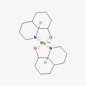 molecular formula C18H30MgN2O2-2 B12329482 Magnesium, bis(8-quinolinolato-kappaN1,kappaO8)-, (T-4)- 