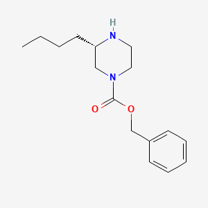 Benzyl (3S)-3-butylpiperazine-1-carboxylate