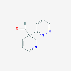 molecular formula C10H9N3O B12329503 Methanone, 3-pyridazinyl-3-pyridinyl- 