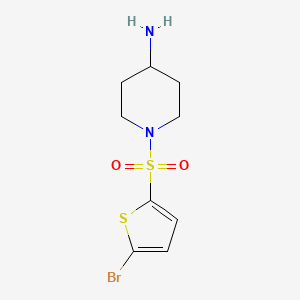 1-(5-Bromo-thiophene-2-sulfonyl)-piperidin-4-ylamine