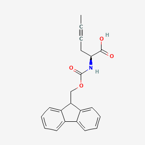 Fmoc-(S)-2-aminohex-4-ynoic acid