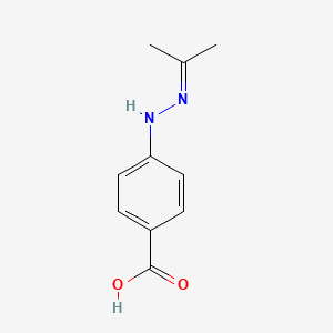 4-(2-(Propan-2-ylidene)hydrazinyl)benzoic acid