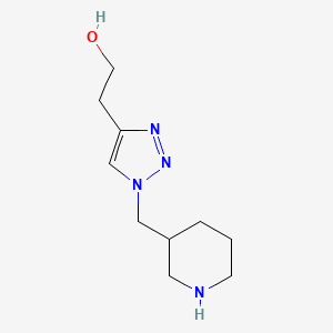 2-[1-(Piperidin-3-ylmethyl)triazol-4-yl]ethanol