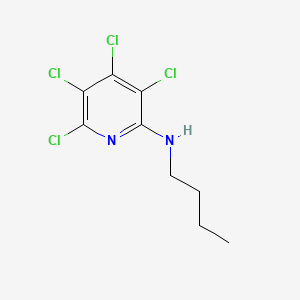 2-Pyridinamine, N-butyl-3,4,5,6-tetrachloro-