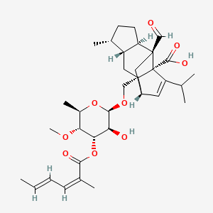molecular formula C34H48O9 B1232962 Antibiotic GR135402 CAS No. 204199-15-5