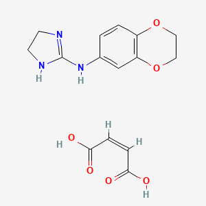 2-(6-(1,4-Benzodioxanyl)amino)imidazoline maleate