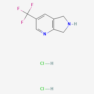 3-(Trifluoromethyl)-6,7-dihydro-5H-pyrrolo[3,4-b]pyridine dihydrochloride