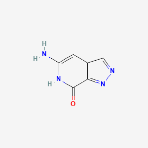 7H-Pyrazolo[3,4-c]pyridin-7-one, 5-amino-1,6-dihydro-