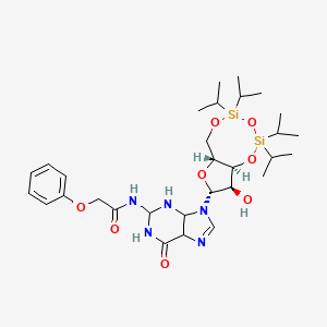 Guanosine, N-(2-phenoxyacetyl)-3',5'-O-[1,1,3,3-tetrakis(1-methylethyl)-1,3-disiloxanediyl]-