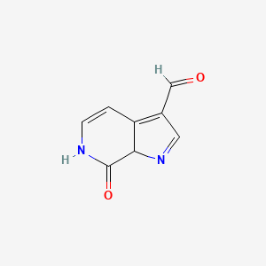 1H-Pyrrolo[2,3-c]pyridine-3-carboxaldehyde, 6,7-dihydro-7-oxo-