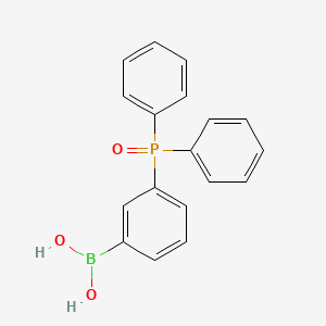 molecular formula C18H16BO3P B12329681 (3-(Diphenylphosphoryl)phenyl)boronic acid 