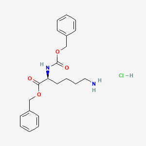 (S)-Benzyl 6-amino-2-(((benzyloxy)carbonyl)amino)hexanoate hydrochloride