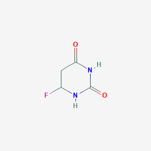 molecular formula C4H5FN2O2 B12329698 6-Fluorodihydro-2,4(1H,3H)-pyrimidinedione CAS No. 77267-15-3