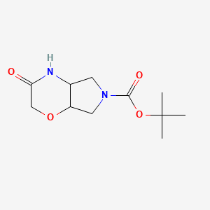 tert-Butyl 3-oxo-octahydropyrrolo[3,4-b]morpholine-6-carboxylate