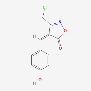 (4E)-3-(Chloromethyl)-4-(4-hydroxybenzylidene)-isoxazol-5(4H)-one