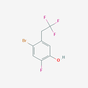 Phenol, 4-bromo-2-fluoro-5-(2,2,2-trifluoroethyl)-