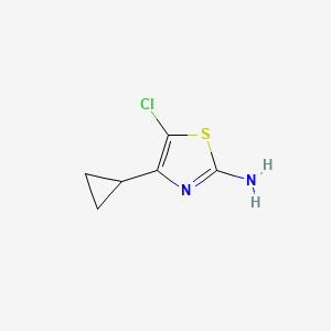 2-Thiazolamine, 5-chloro-4-cyclopropyl-