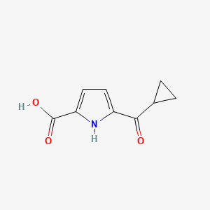 1H-Pyrrole-2-carboxylic acid, 5-(cyclopropylcarbonyl)-