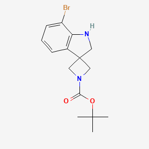 tert-Butyl 7'-bromo-1',2'-dihydrospiro[azetidine-3,3'-indole]-1-carboxylate