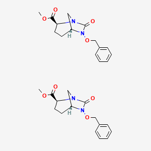 1,6-Diazabicyclo[3.2.1]octane-2-carboxylic acid, 7-oxo-6-(phenylmethoxy)-, methyl ester, (1R,2S,5R)-