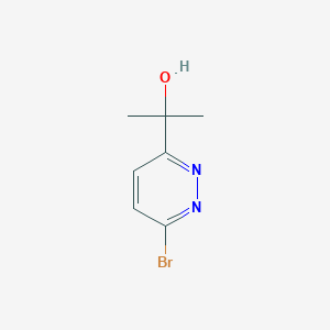 2-(6-Bromopyridazin-3-yl)propan-2-ol