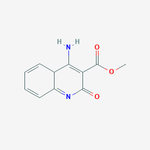 3-Quinolinecarboxylic acid, 4-amino-1,2-dihydro-2-oxo-, methyl ester