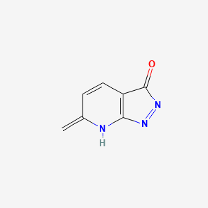 3H-Pyrazolo[3,4-b]pyridin-3-one, 1,2-dihydro-6-methyl-