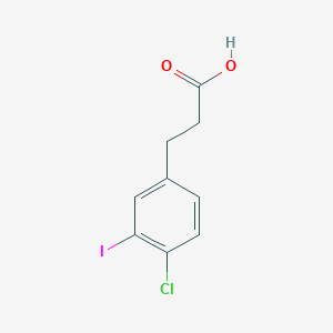 Benzenepropanoic acid, 4-chloro-3-iodo-