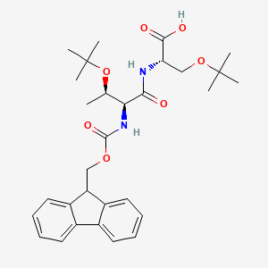 molecular formula C30H40N2O7 B12329919 Fmoc-Thr(tBu)-Ser(tBu)-OH 