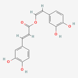 molecular formula C17H14O6 B1232993 Nepetoidin B CAS No. 55486-06-1