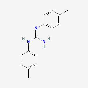 molecular formula C15H17N3 B12329939 Guanidine, N,N'-bis(4-methylphenyl)- CAS No. 50856-85-4