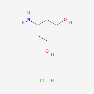 3-Aminopentane-1,5-diol hydrochloride