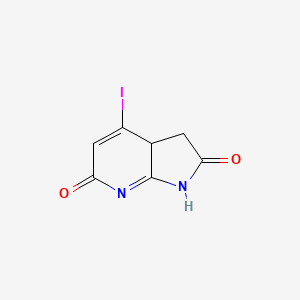 1H-Pyrrolo[2,3-b]pyridine-2,6-dione, 3,7-dihydro-4-iodo-