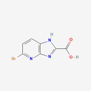 5-bromo-1H-imidazo[4,5-b]pyridine-2-carboxylic acid