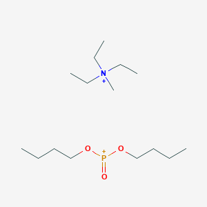 Methyltriethylammonium dibutyl phosphonate