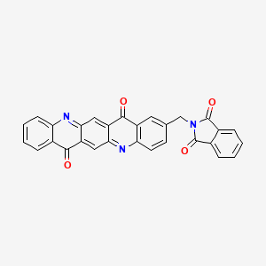 2-[(1,3-Dioxoisoindol-2-yl)methyl]quinolino[2,3-b]acridine-7,14-dione