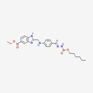 Des-(N-2-pyridyl-beta-alanine Ethyl Ester) Dabigatran Etexilate 5-Ethyl Carboxylate (Dabigatran Impurity)