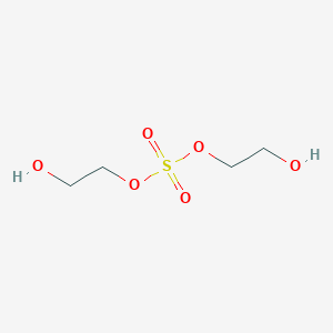 molecular formula C4H10O6S B12330086 2-[[(2-Hydroxyethoxy)sulfonyl]oxy]ethan-1-ol 