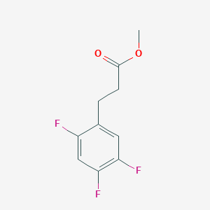 molecular formula C10H9F3O2 B12330103 Methyl 3-(2,4,5-trifluorophenyl)propanoate 