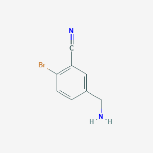 4-Bromo-3-cyanobenzylamine