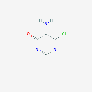 5-amino-6-chloro-2-methyl-5H-pyrimidin-4-one