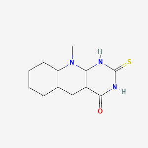 Pyrimido[4,5-b]quinolin-4(3H)-one, 2,10-dihydro-10-methyl-2-thioxo-