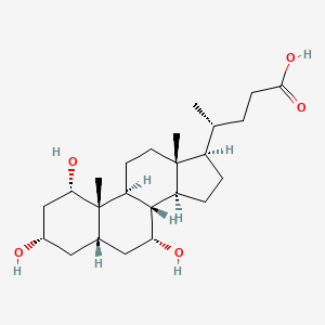 molecular formula C24H40O5 B1233014 Vulpecholic acid 